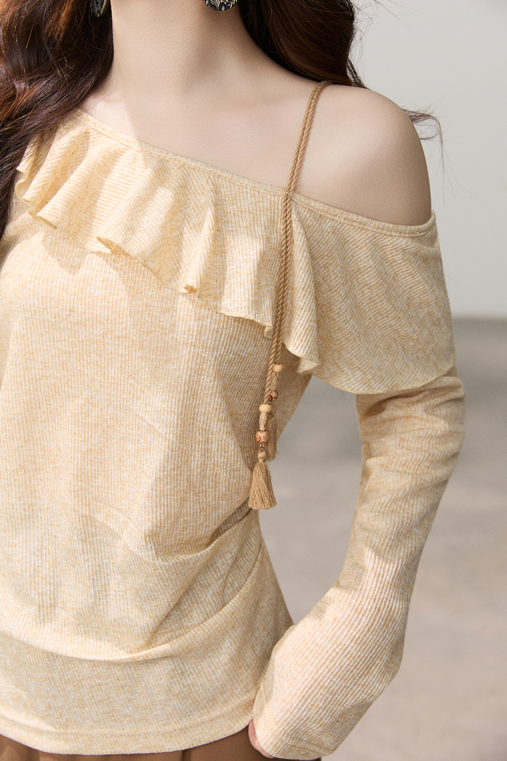 เสื้อยืดถักสำหรับผู้หญิง