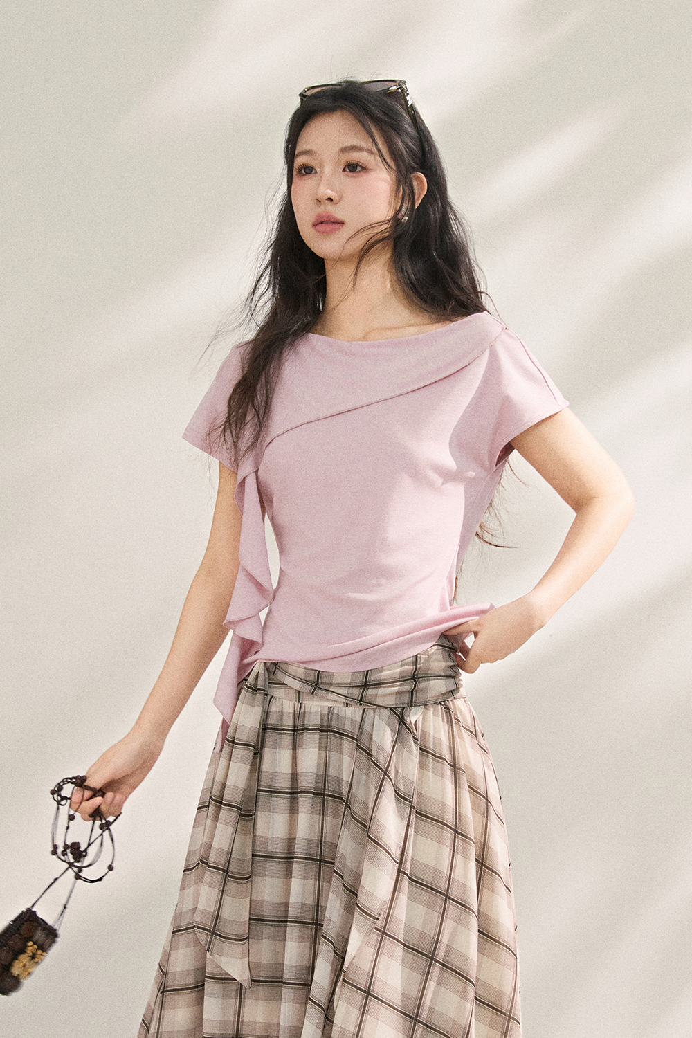 mesh ♡KNIT shirt 3sixteen Short Sleeve Knit Shirt - Ecru Mesh Stripe - Franklin & Poe