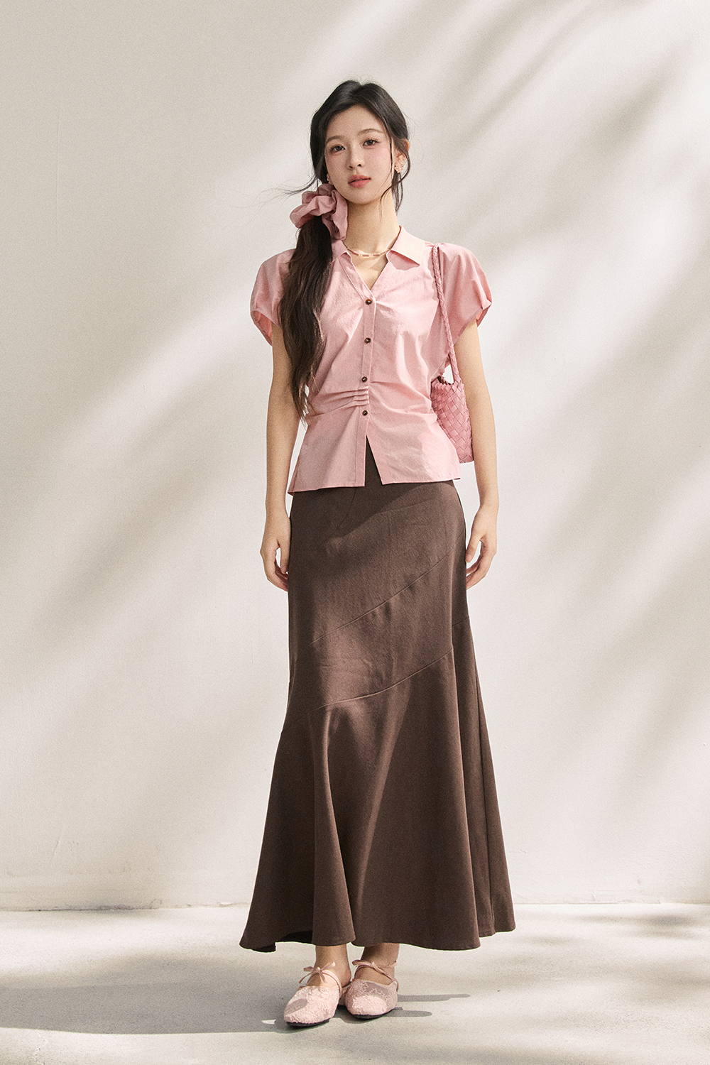 女性用シャツ+ヘアゴム