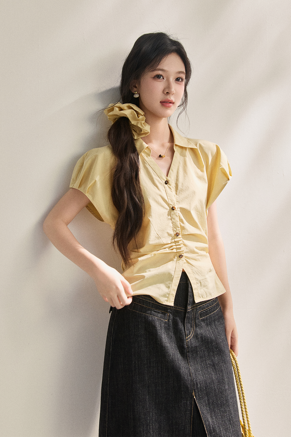 女性用シャツ+ヘアゴム