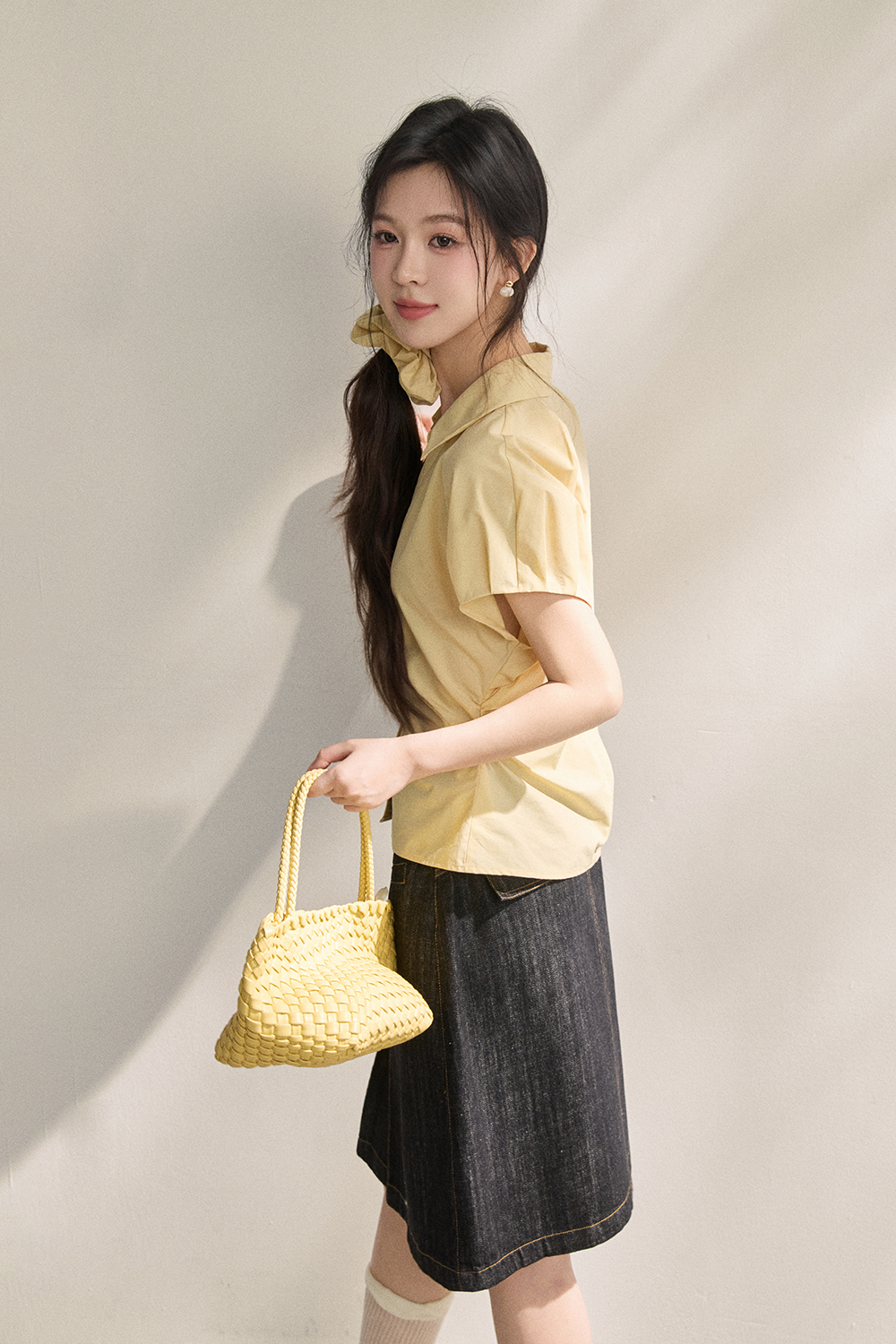 女性用シャツ+ヘアゴム