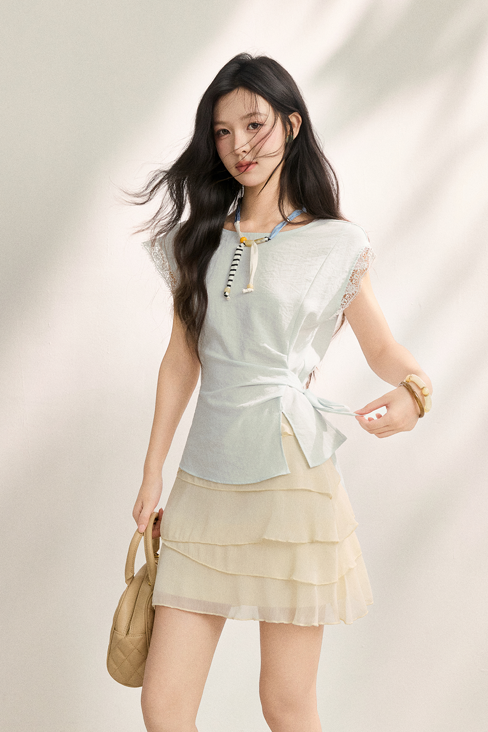 Blouses+Necklace for Women