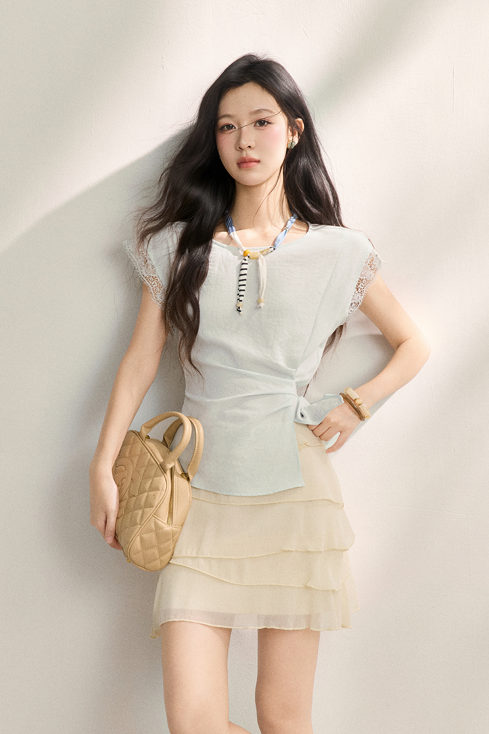 Blouses+Necklace for Women