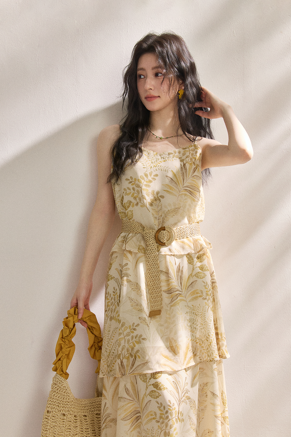 Maxi Dress+Belt for Women