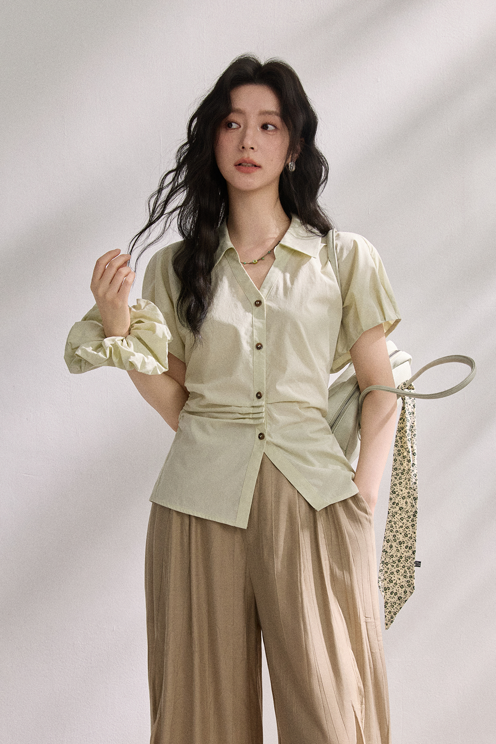 女性用シャツ+ヘアゴム