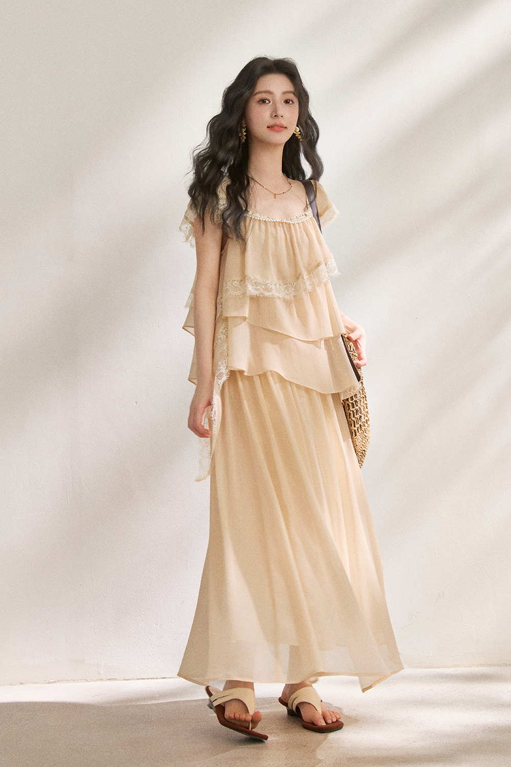 Blouse and Skirt Set