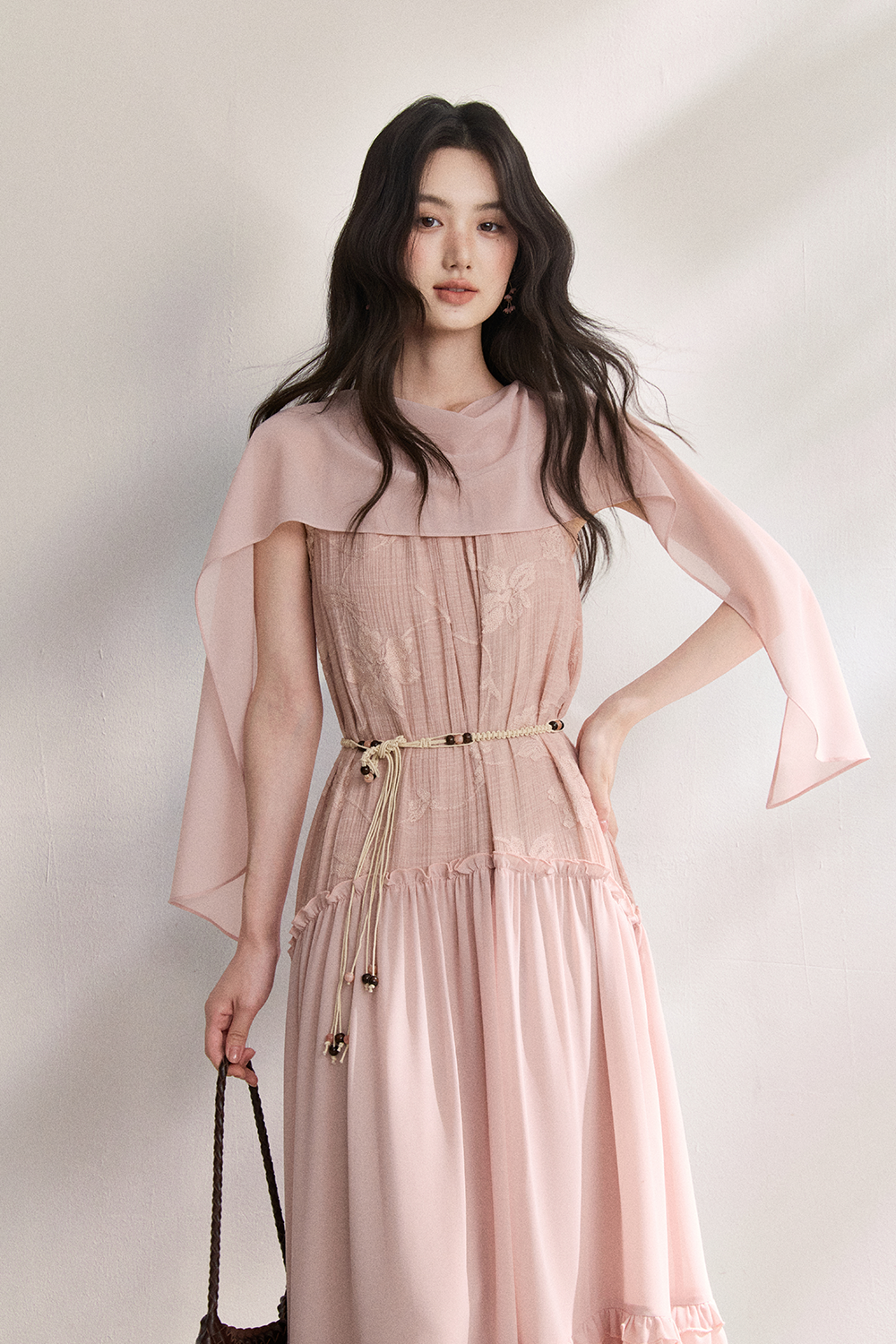 maxi belt dress for women Maxi Dress+Ribbon+Belt for Women