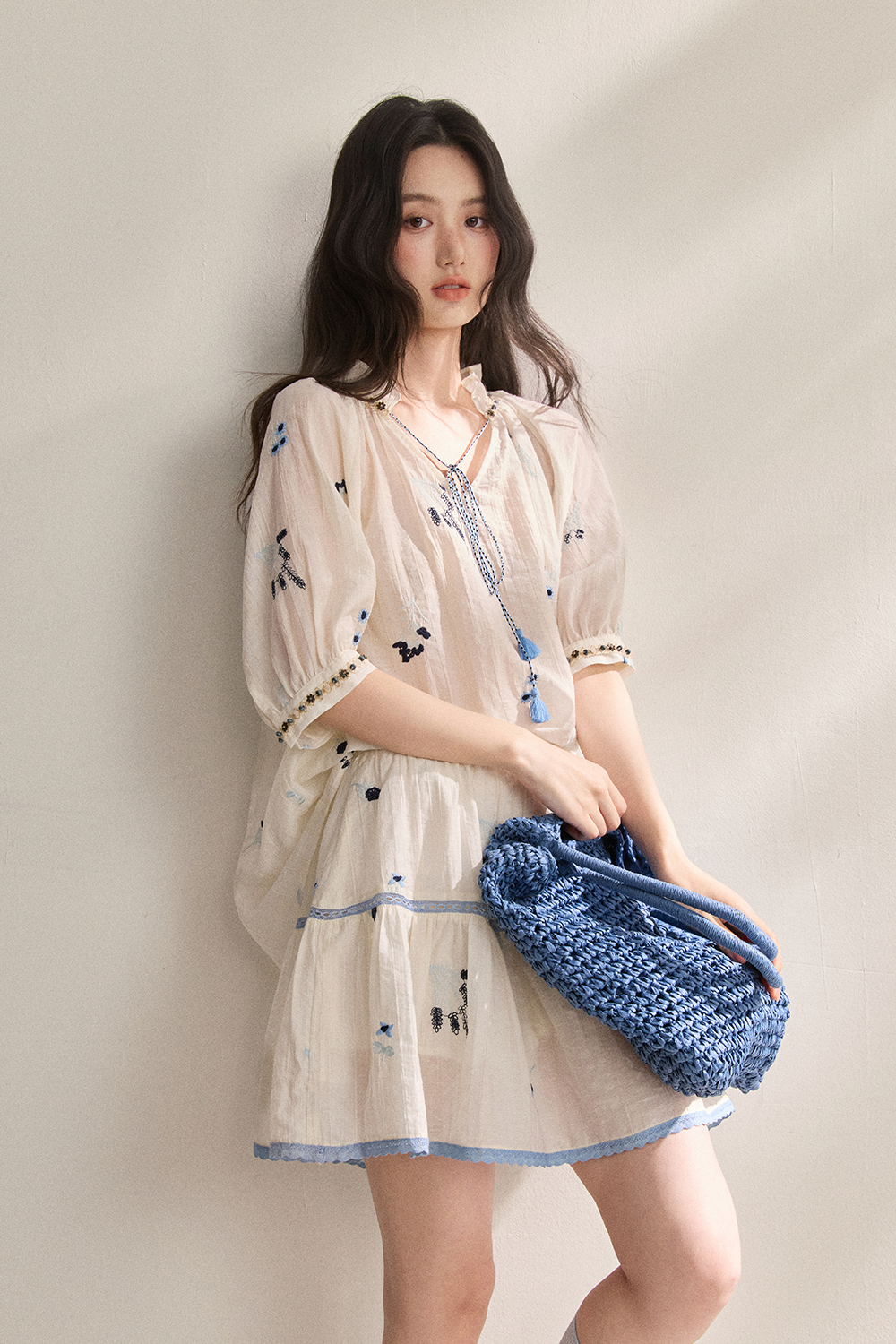 Blouse and Skirt Set