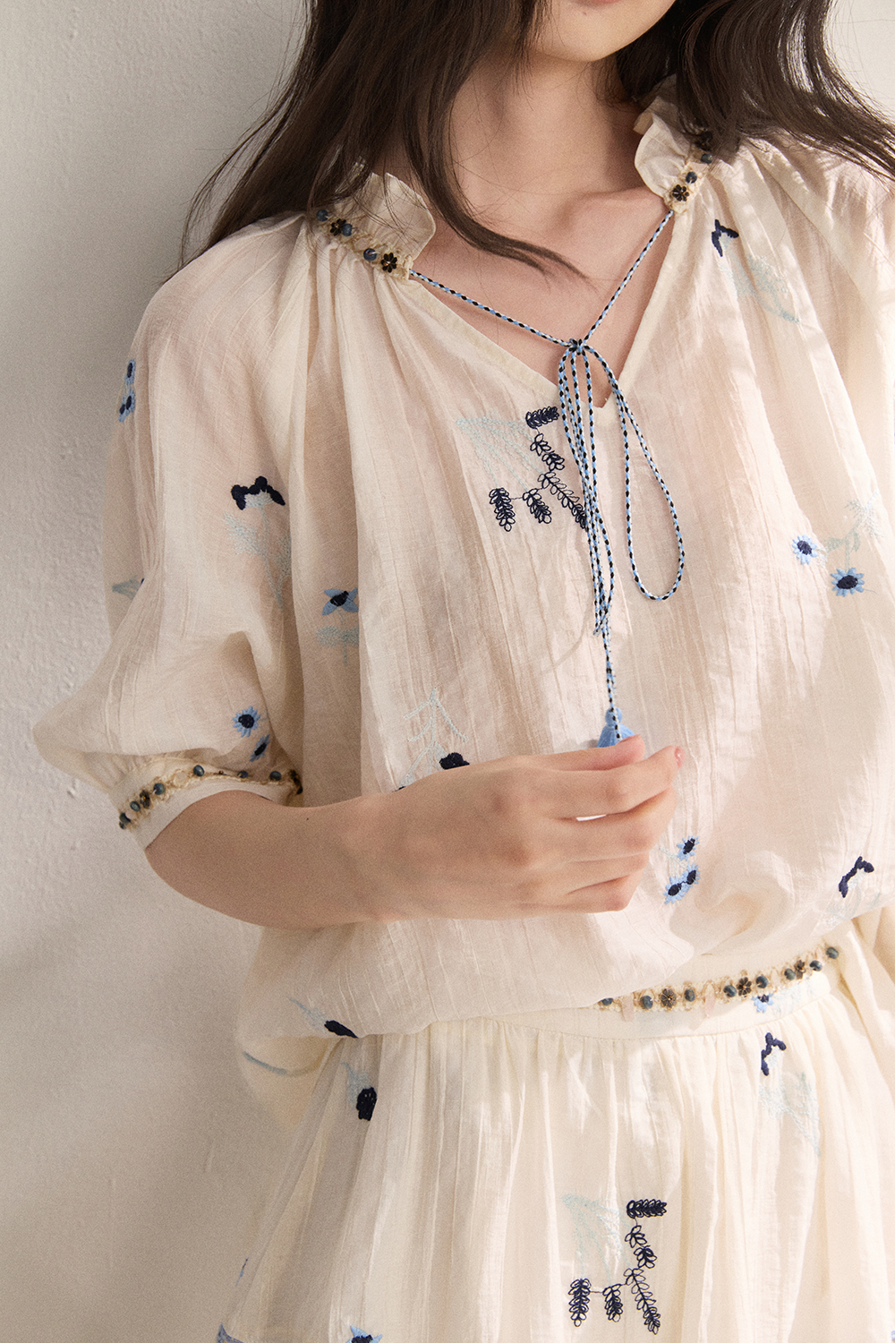 Blouse and Skirt Set