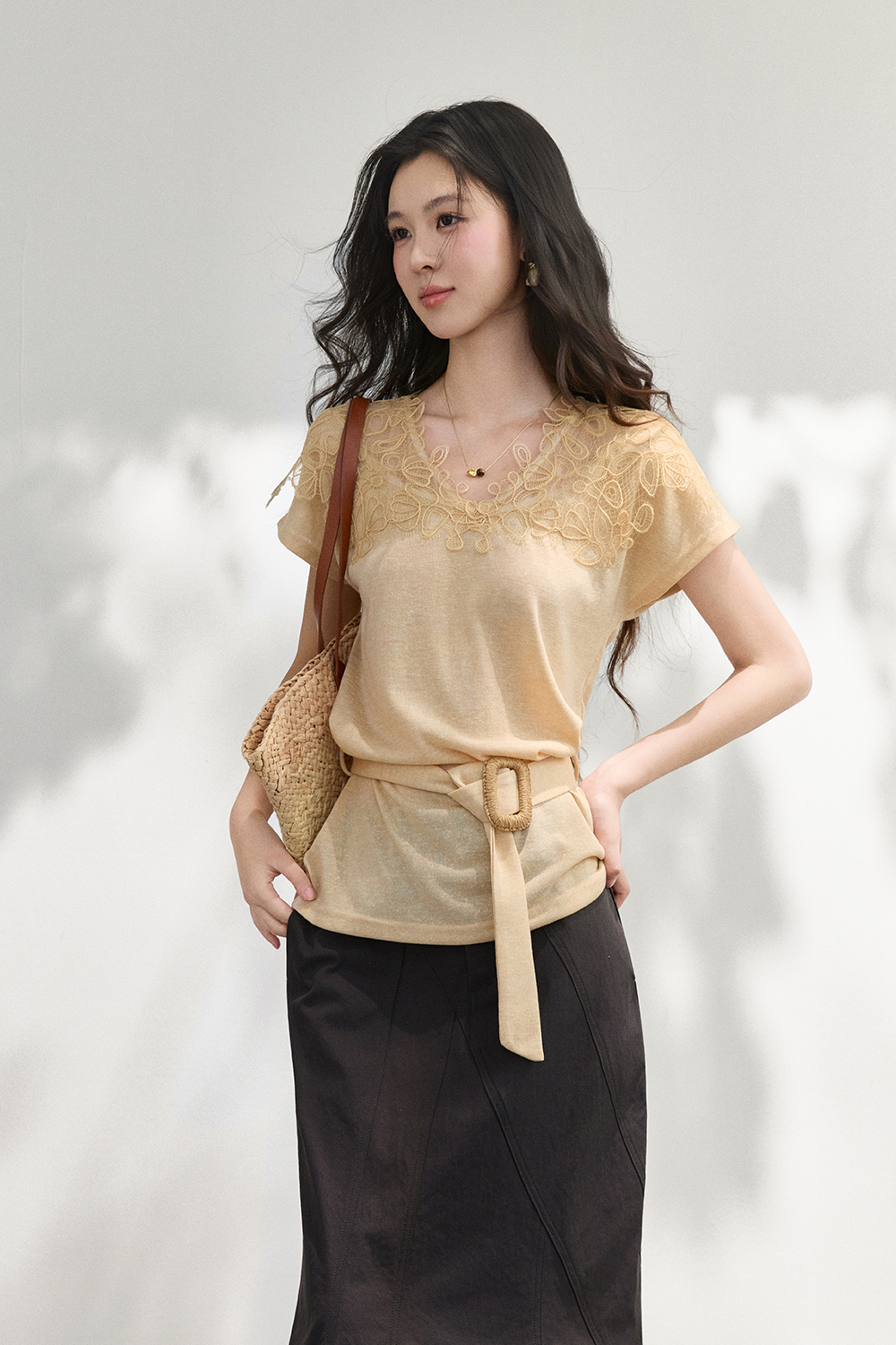 T-shirt for Women+Belt