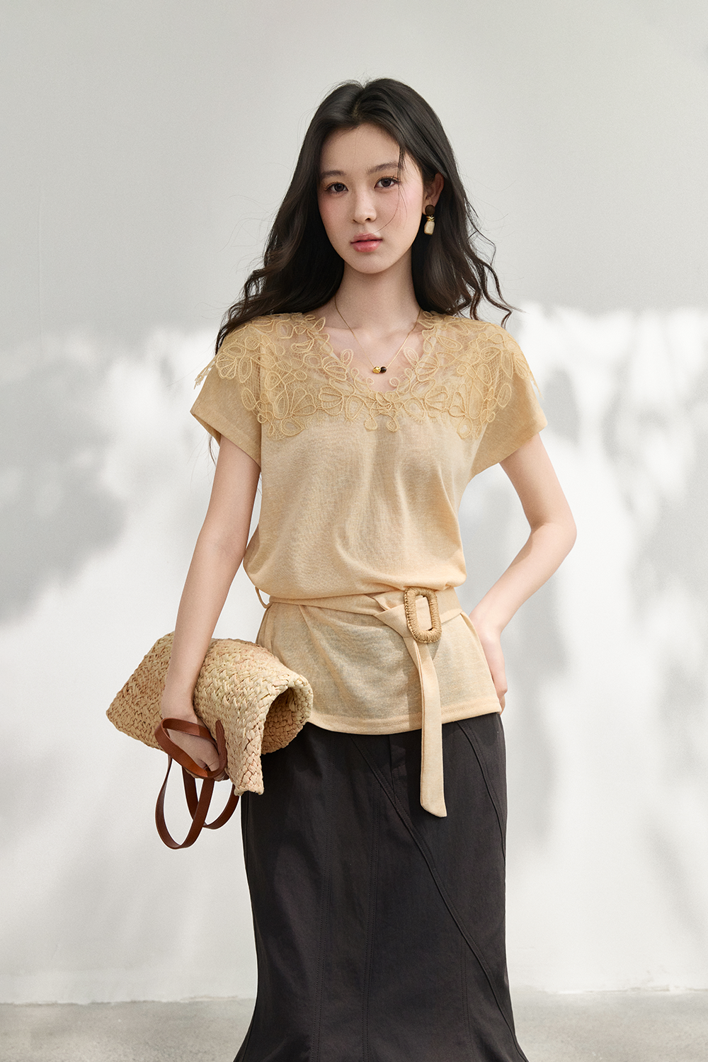 T-shirt for Women+Belt