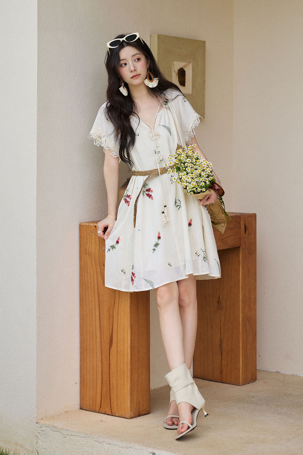 A-line Midi Dress for Women