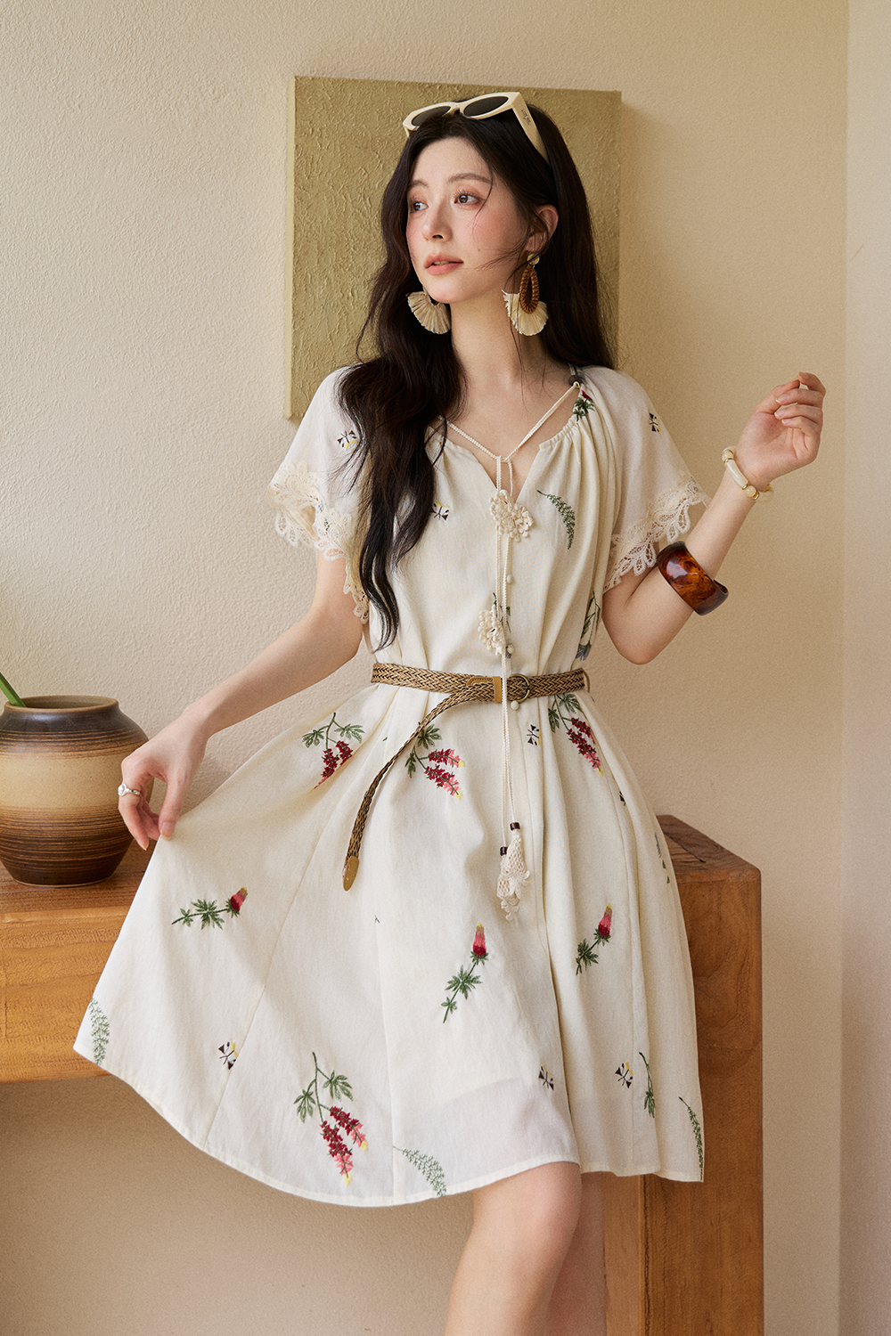 A-line Midi Dress for Women