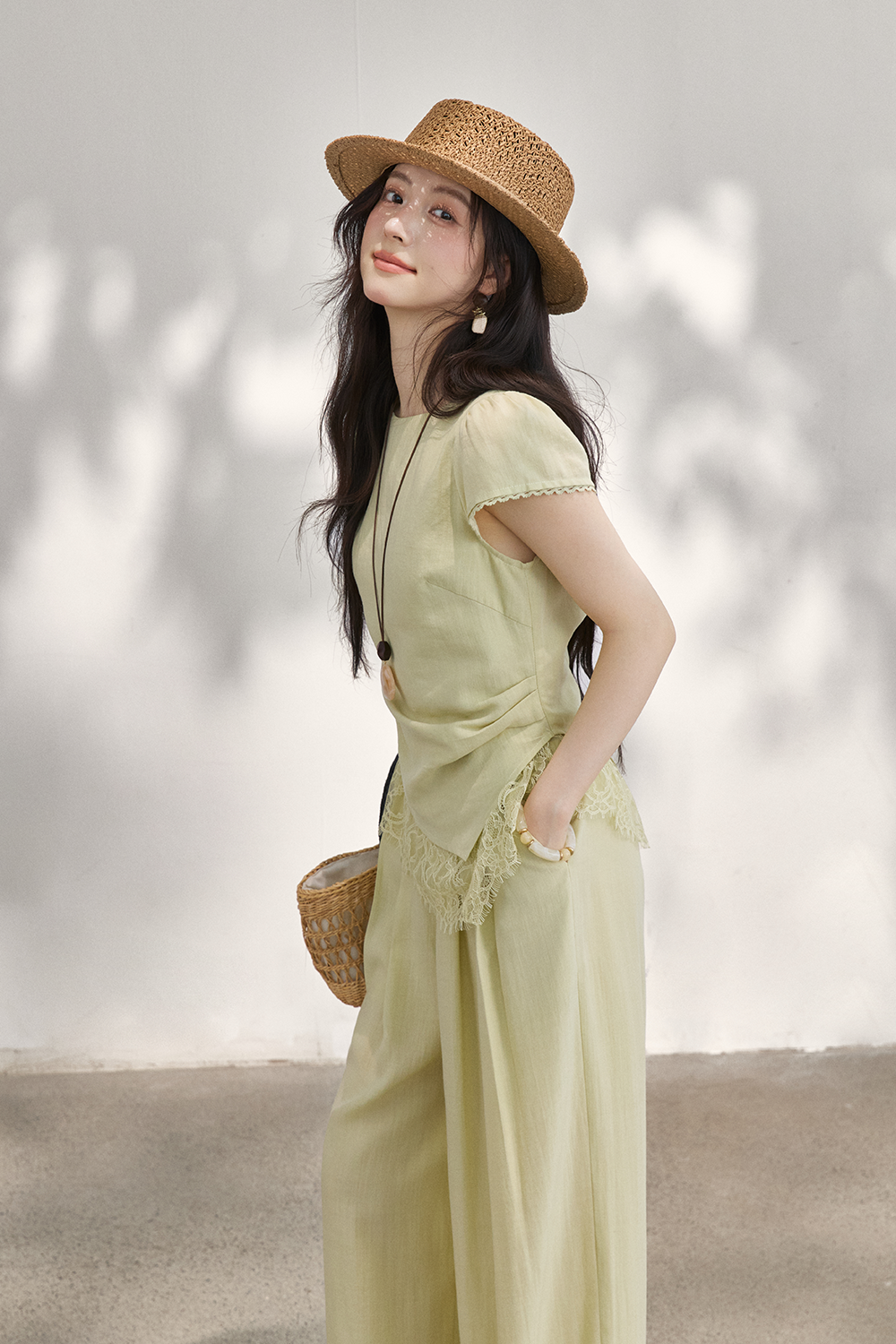 Blouse and Pant Set