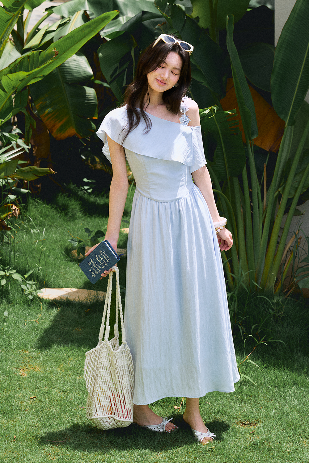 Maxi Dress+Shawl for Women