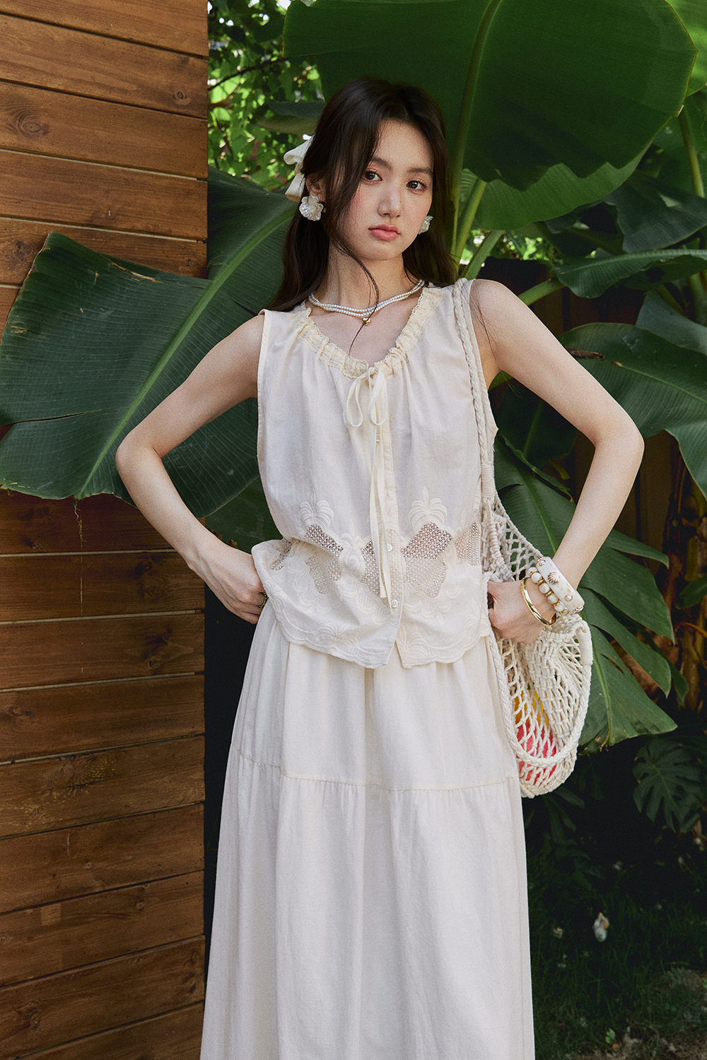 Blouse and Skirt Set