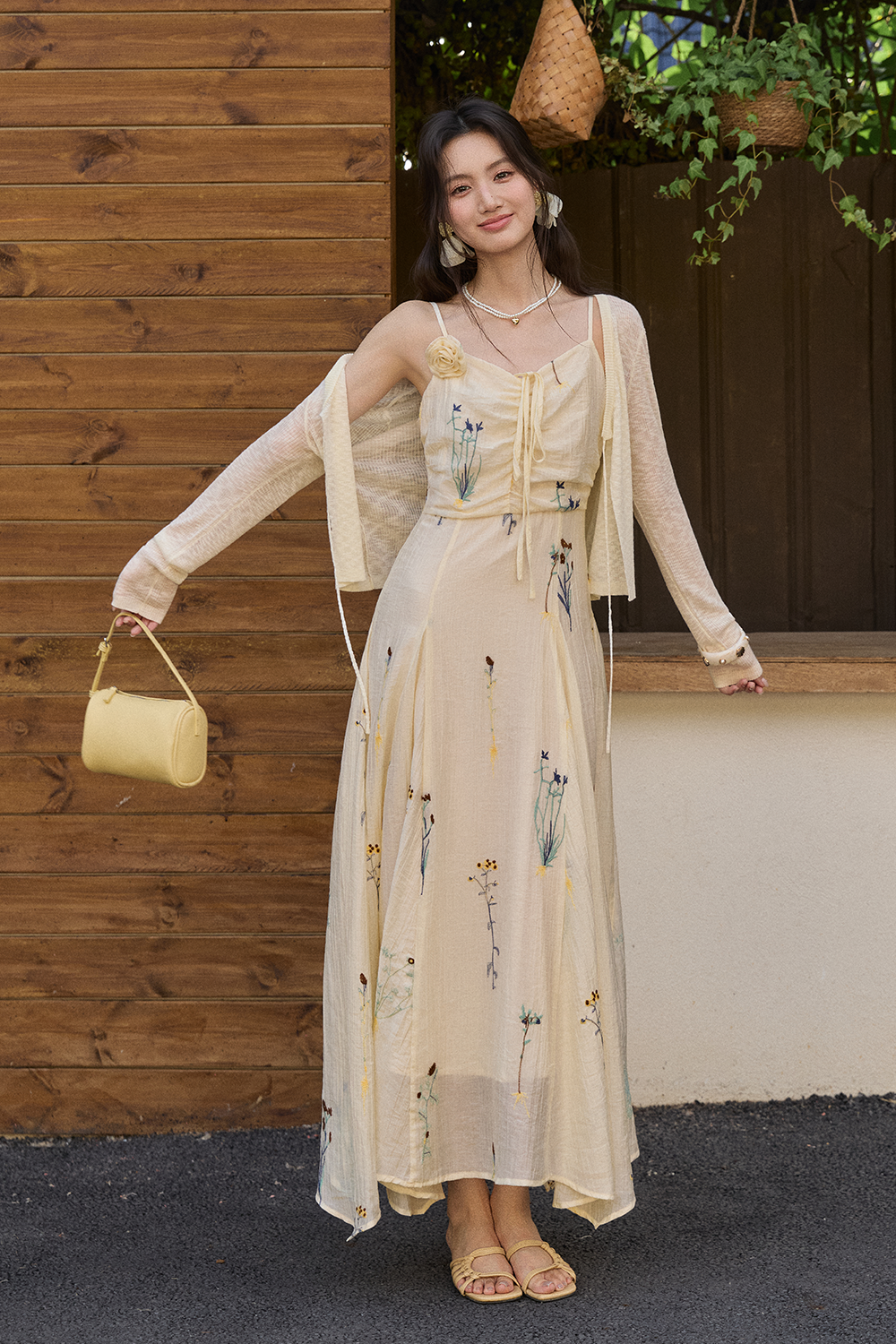 Dress and Cardigan Set Sold Separately