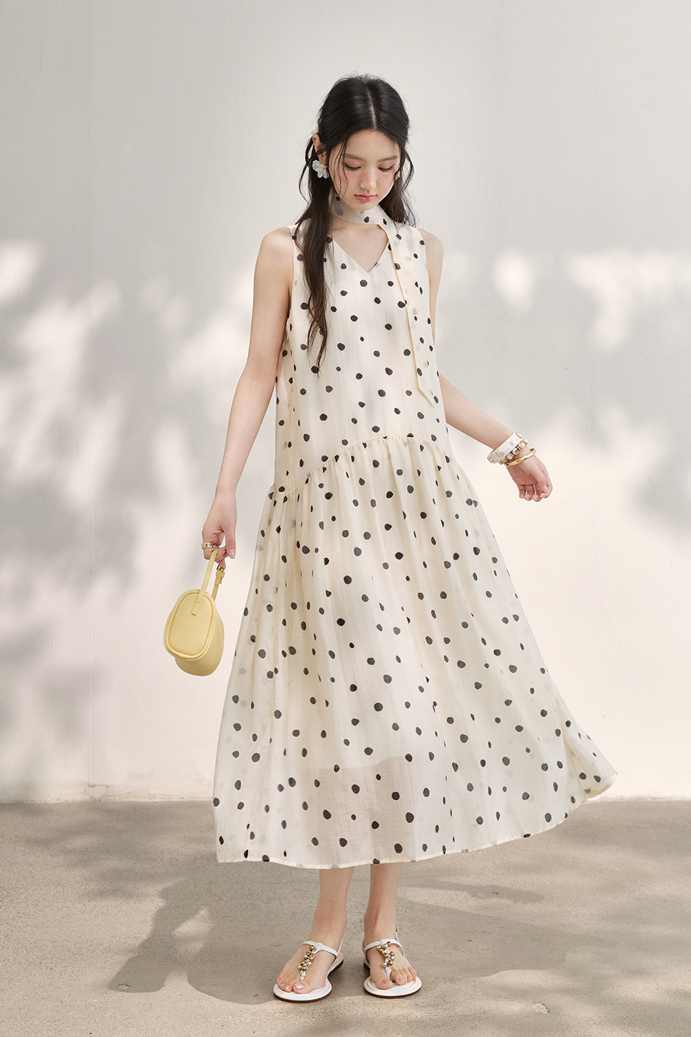 Maxi Dress+Ribbon for Women