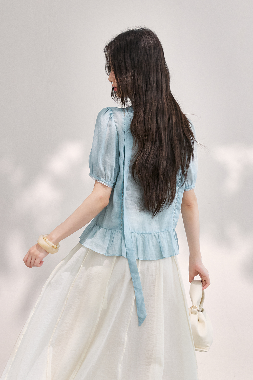 Blouses+Ribbon for Women
