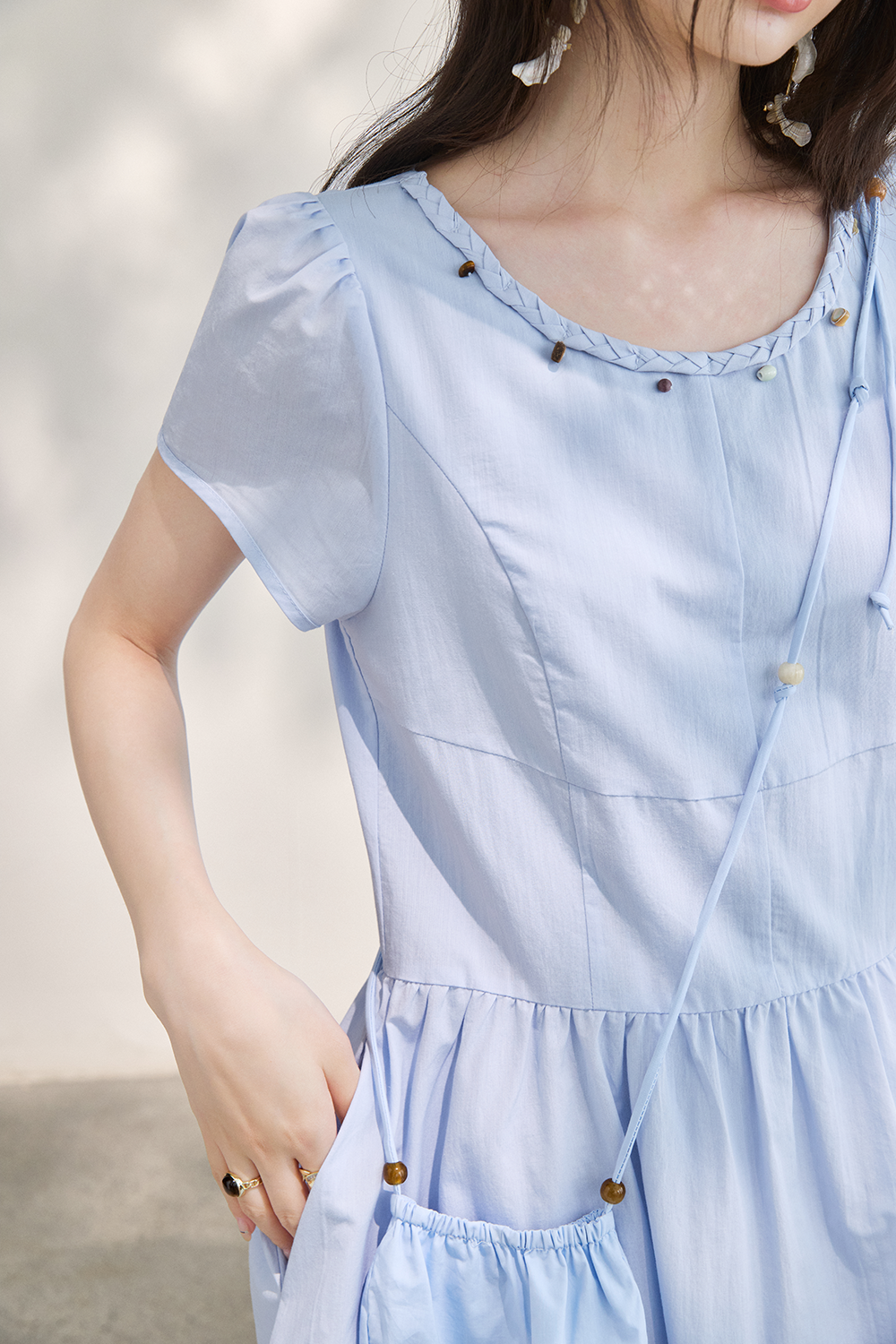 Maxi Dress+Bag for Women