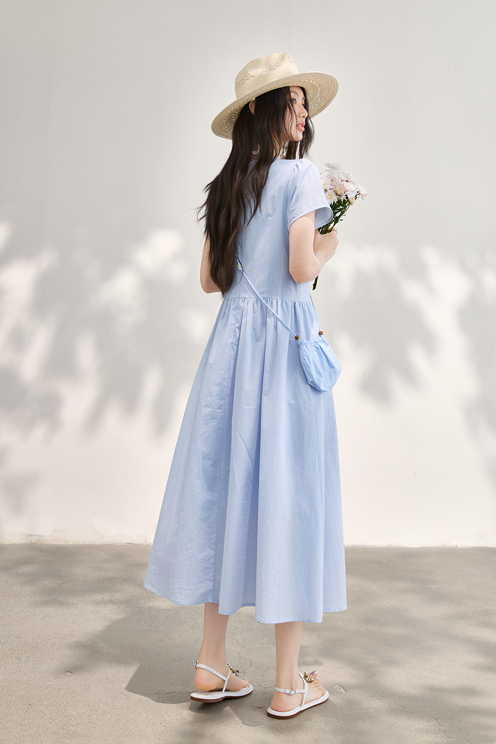 Maxi Dress+Bag for Women