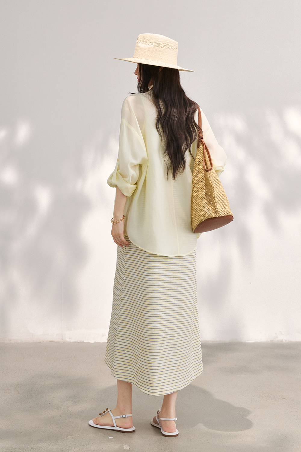 Spaghetti Strap Dress and Shirt Set