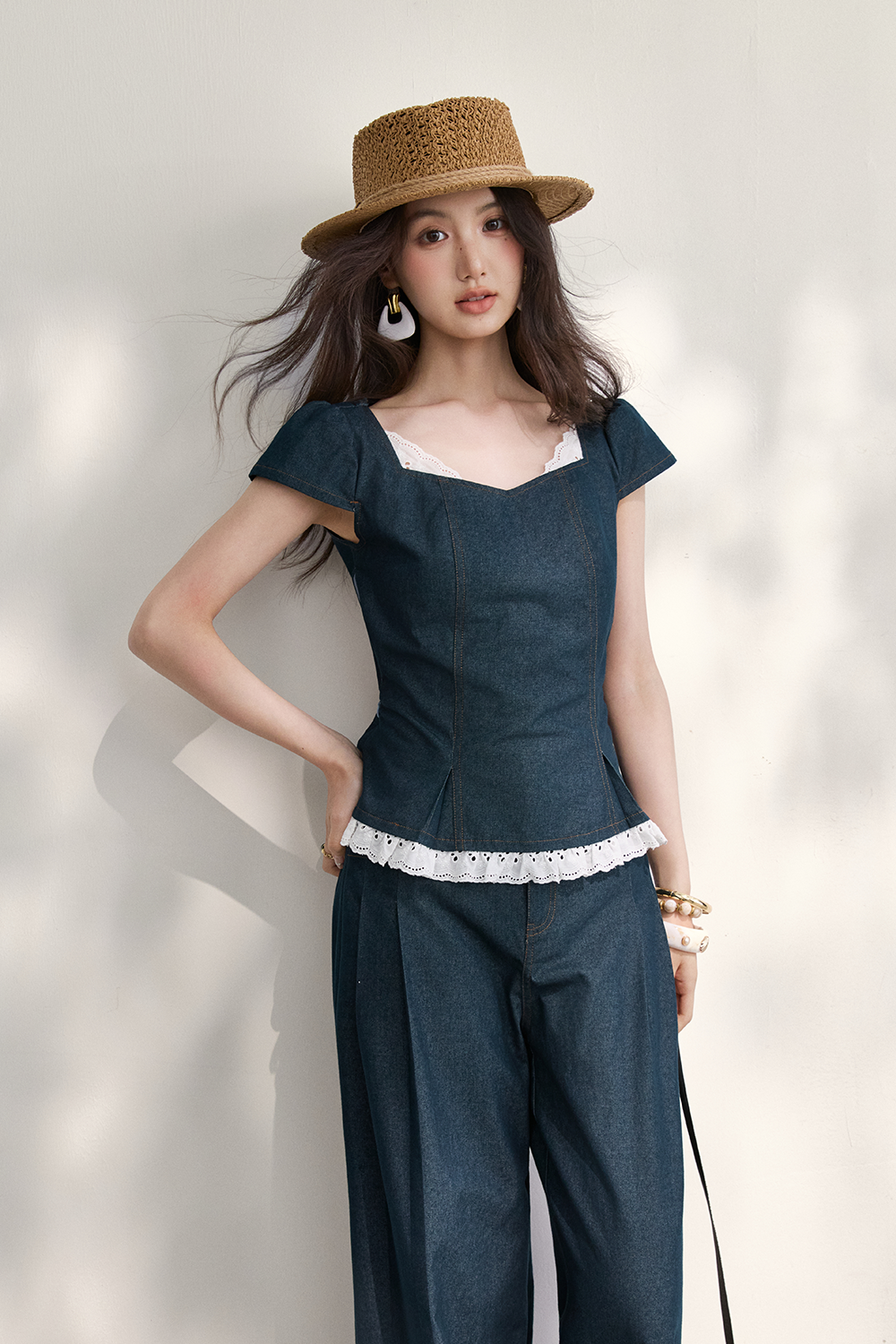 Blouse and Pant Set