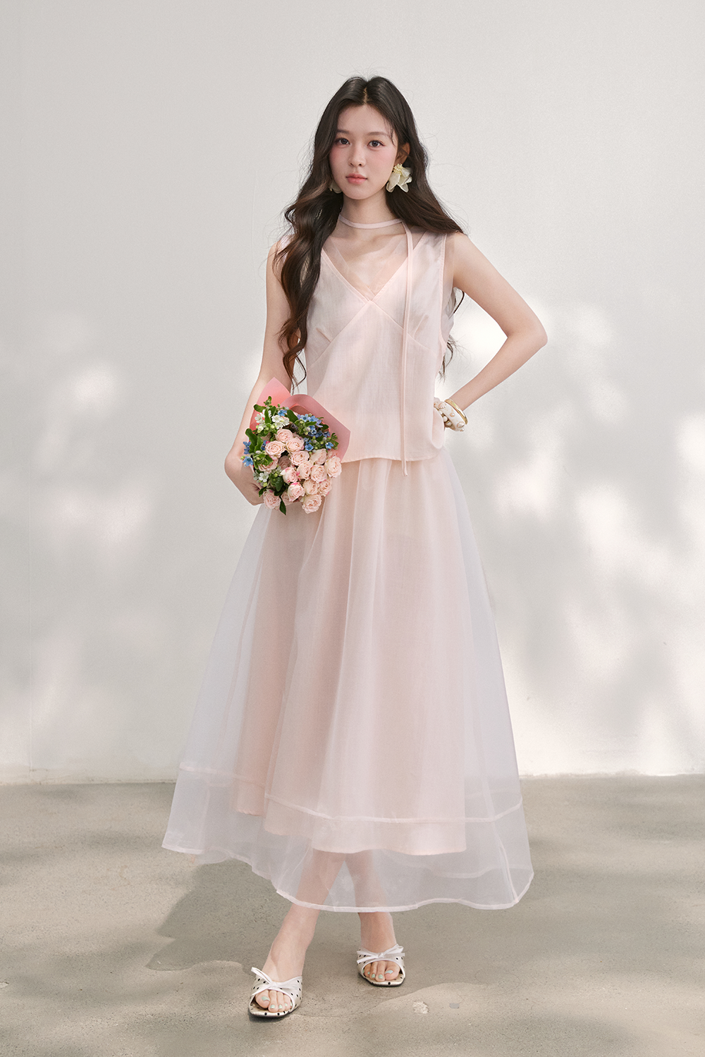 Blouse and Skirt Set