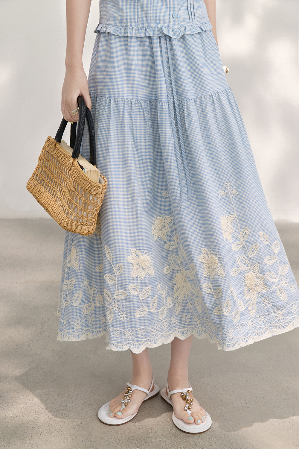 Blouse and Skirt Set
