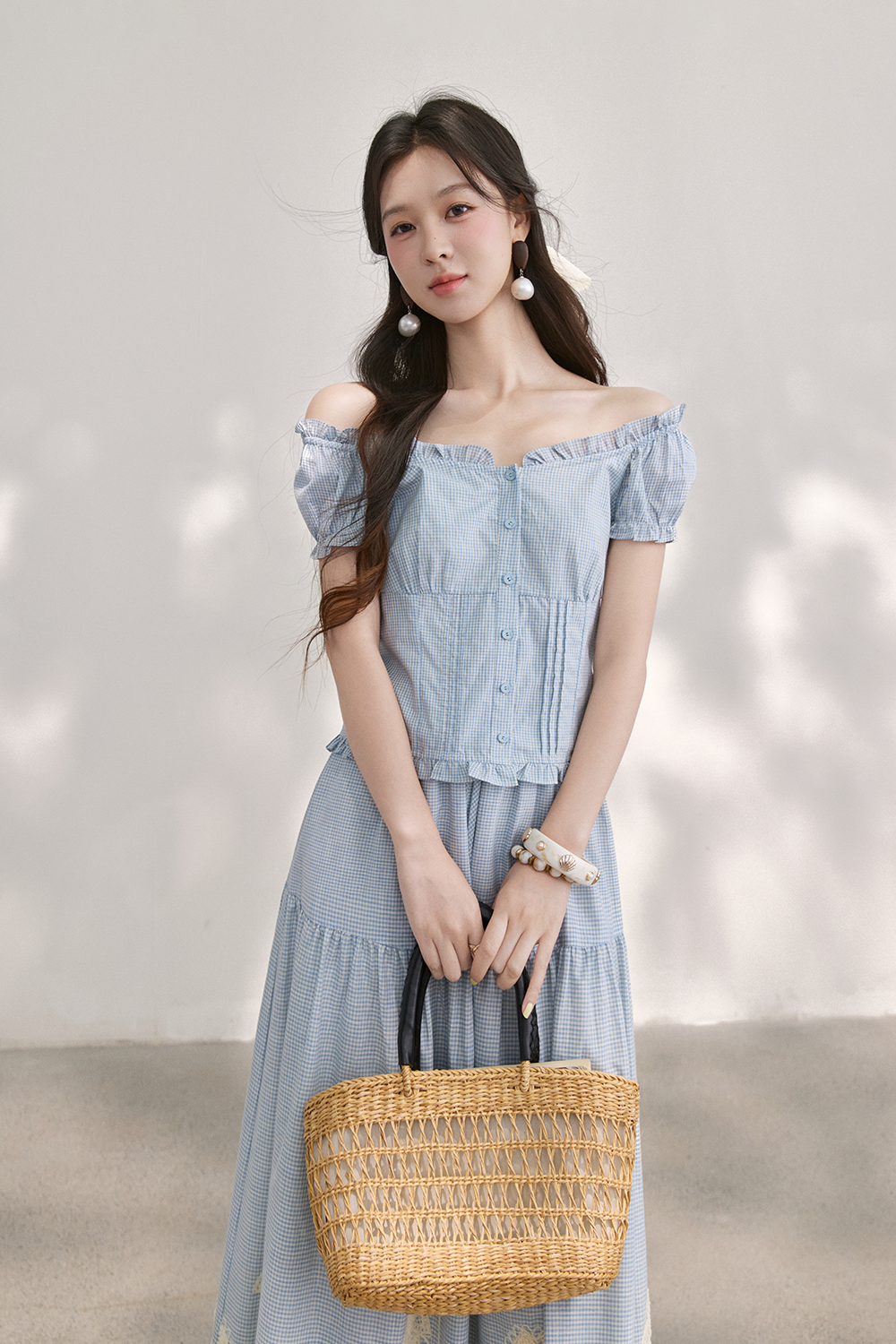 Blouse and Skirt Set