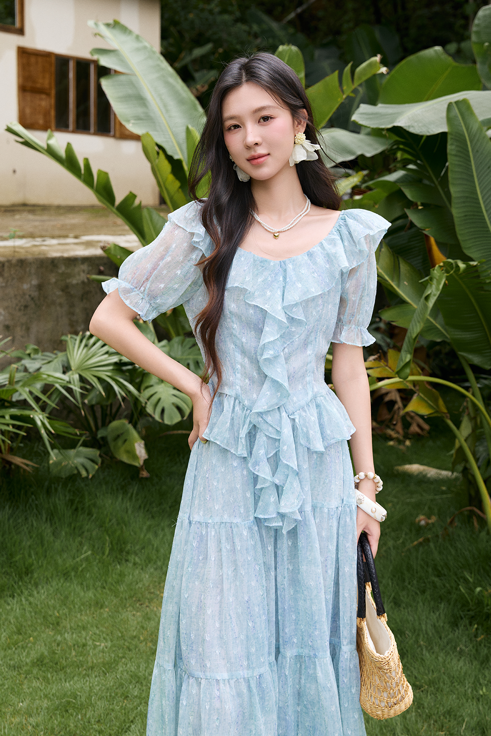 Blouse and Skirt Set