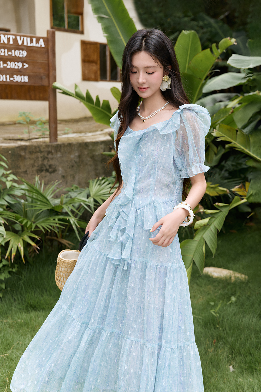 Blouse and Skirt Set