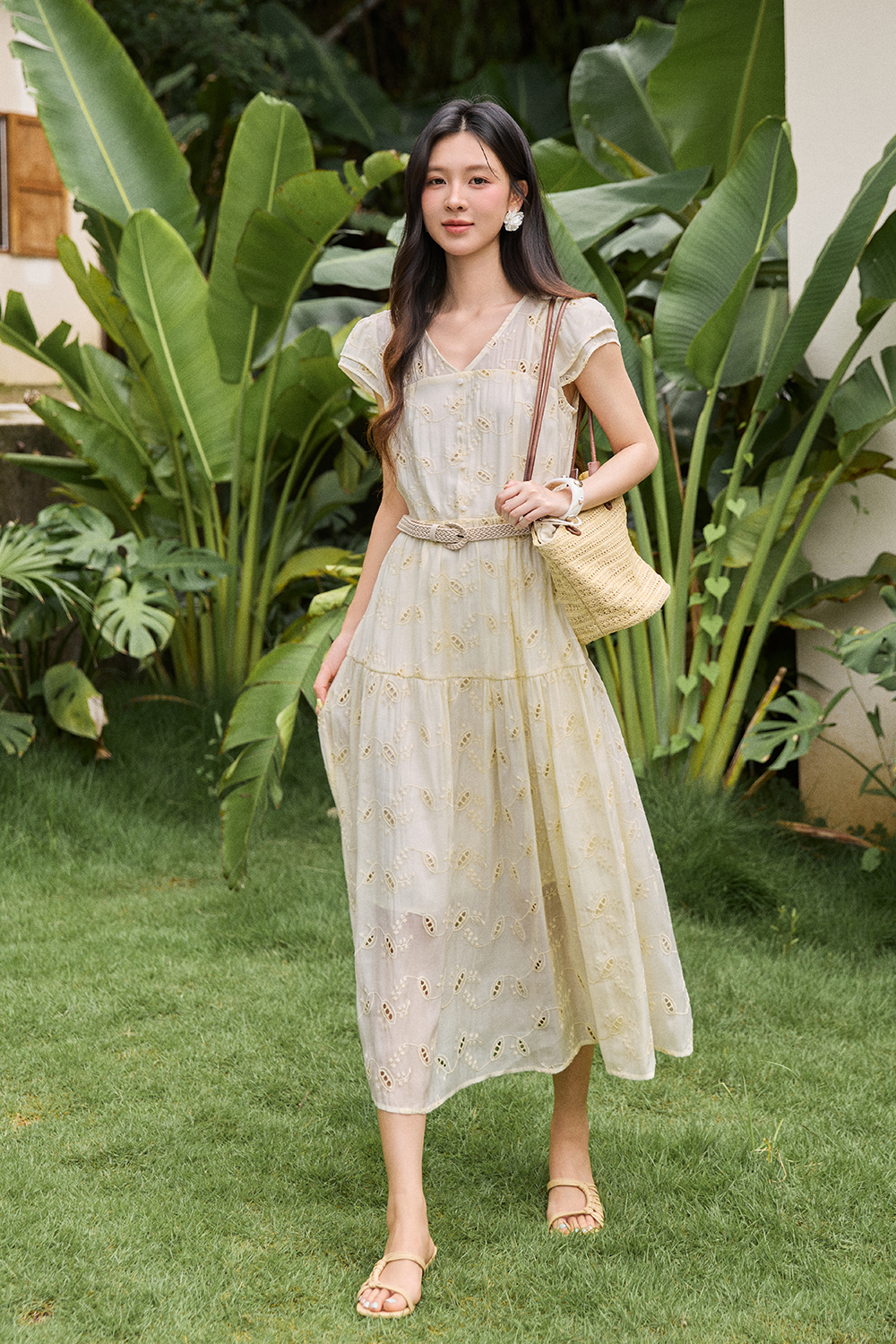 Maxi Dress+Belt for Women