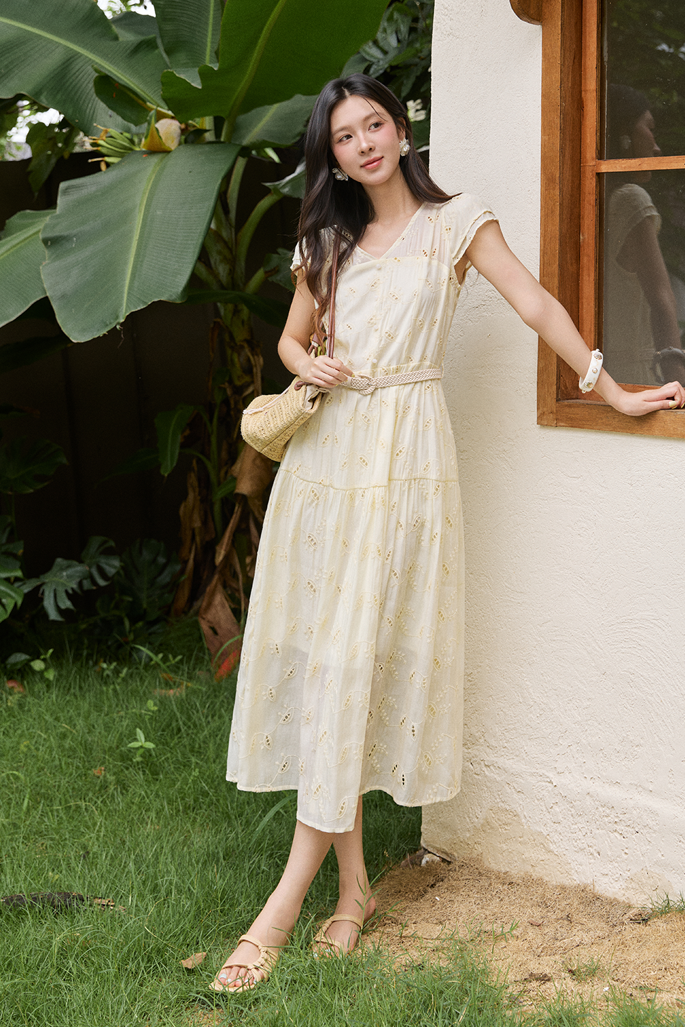 Maxi Dress+Belt for Women