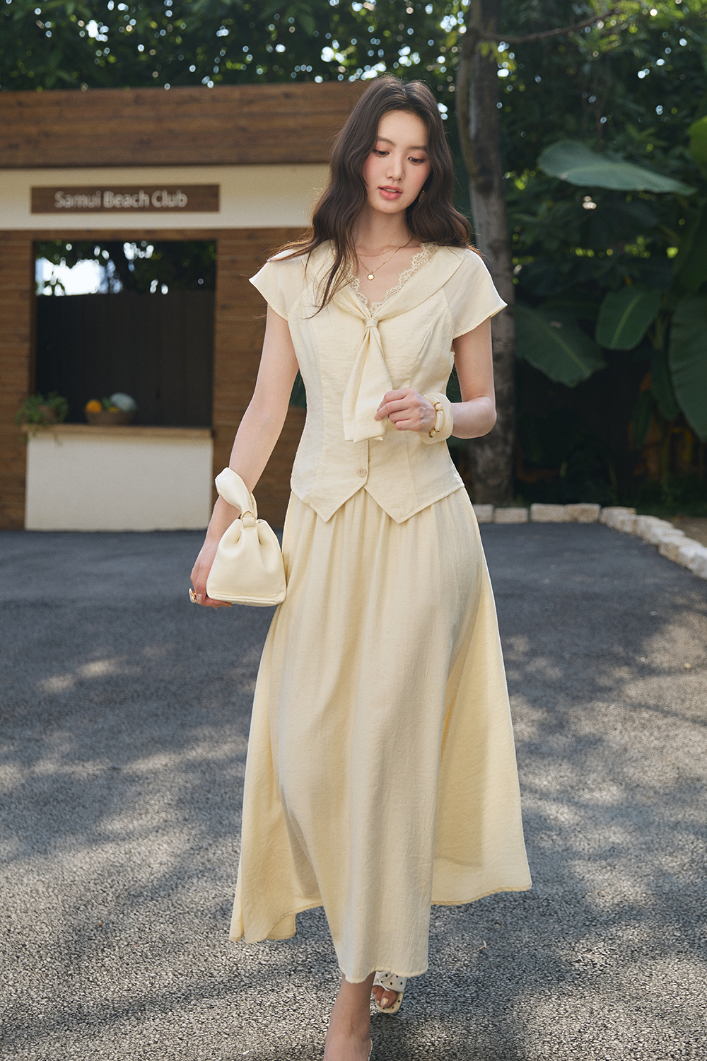 Blouse and Skirt Set