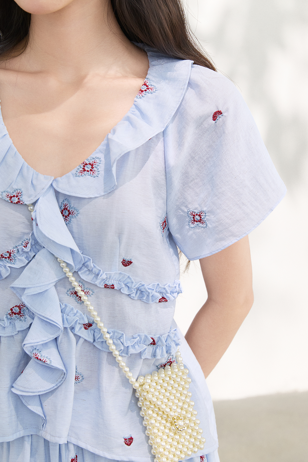 Blouse and Skirt Set