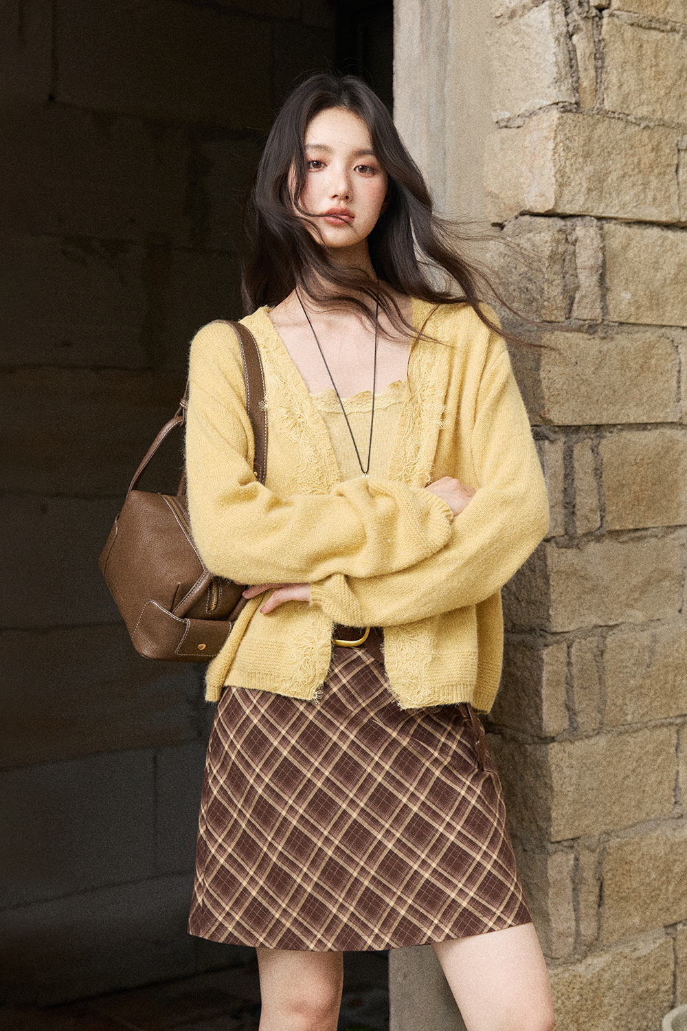 Knit Shirt and Camisole Sold Separately