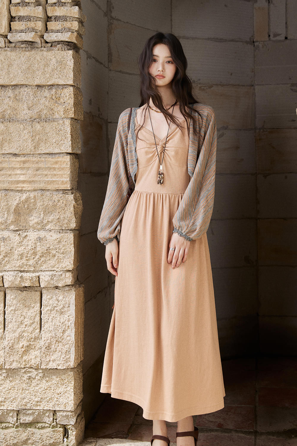 Dress and Cardigan Set for Women