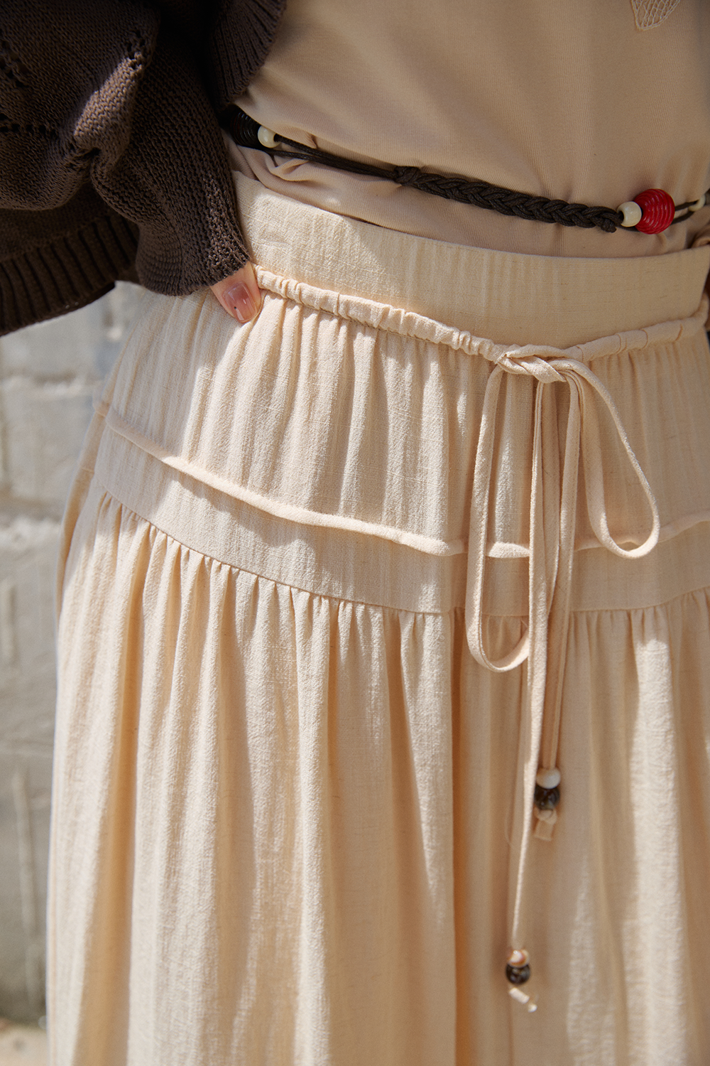 Knitshirt and Skirt Set Sold Separately