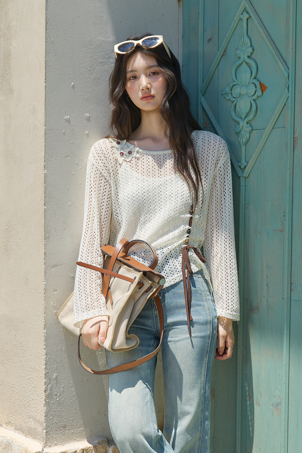 Knit Shirt+Camisole for Women