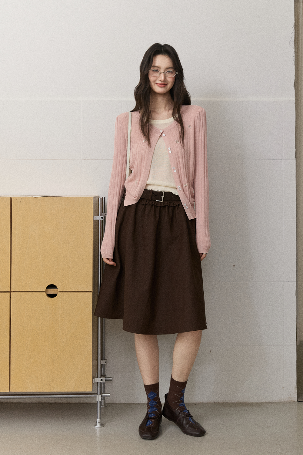 여성용 니트 셔츠
