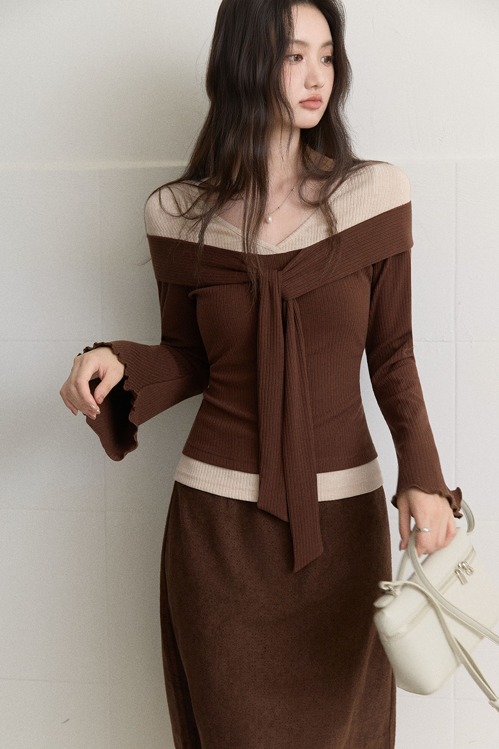 Long Sleeve T-shirt for Women MISHOW