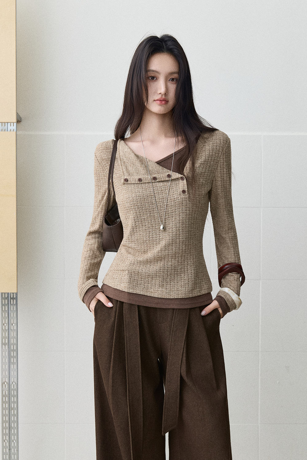 Knit Shirt for Women MISHOW