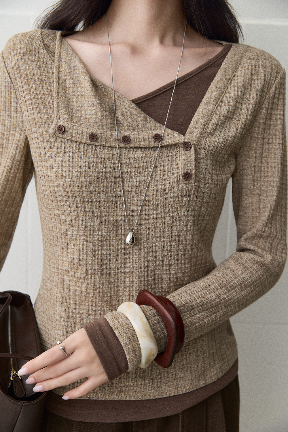 Knit Shirt for Women MISHOW