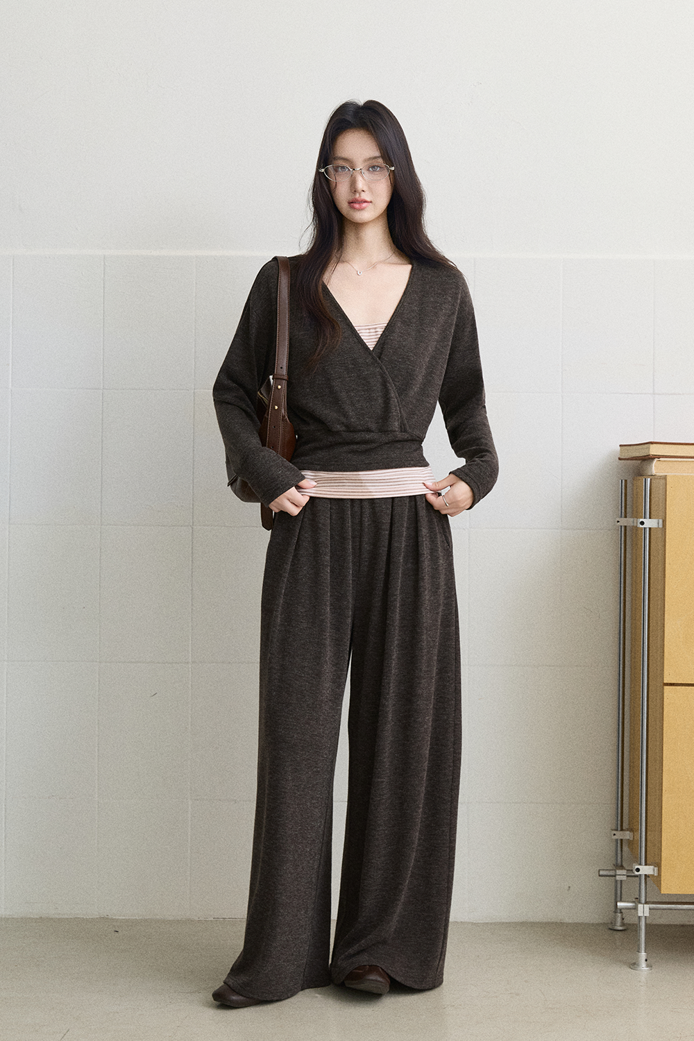Knit Shirt and Pant Set MISHOW
