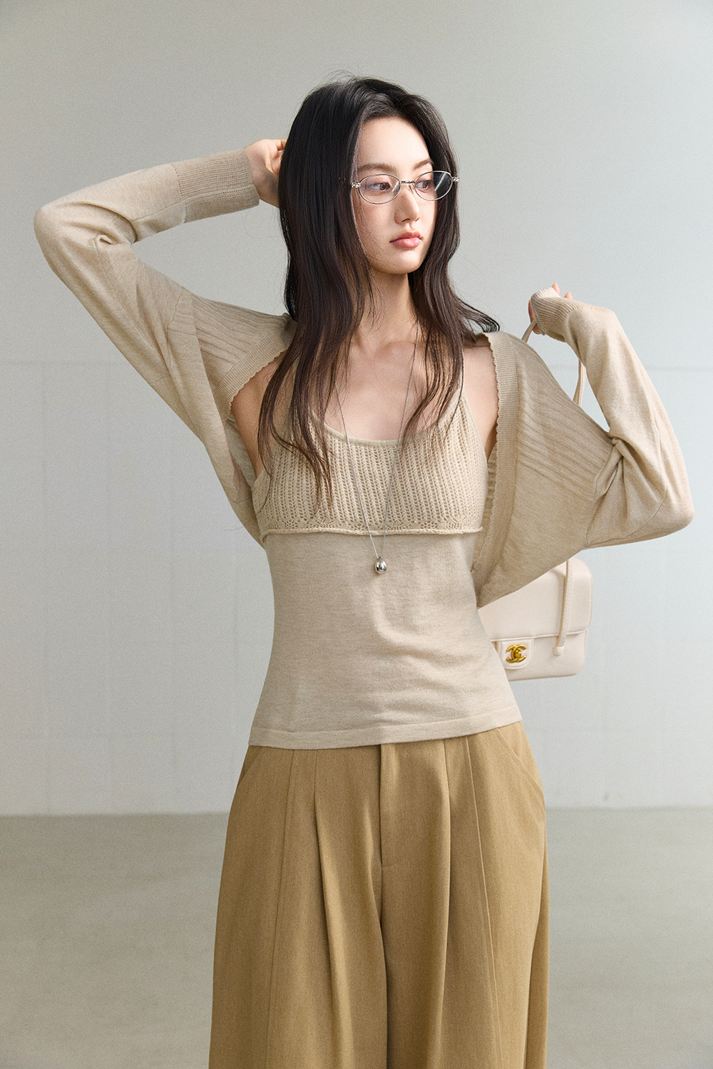 Cardigan + Camisole for Women MISHOW