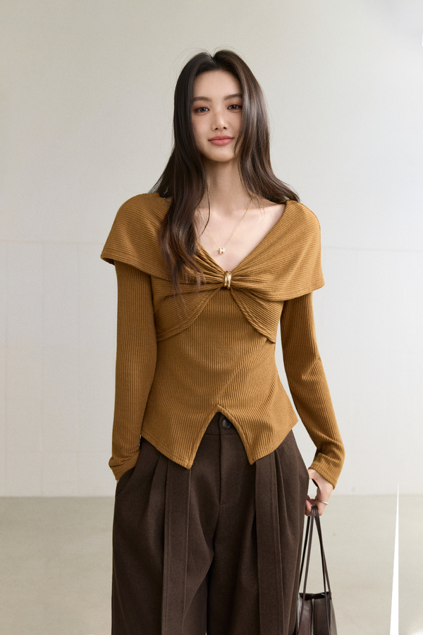Knit Shirt for Women MISHOW