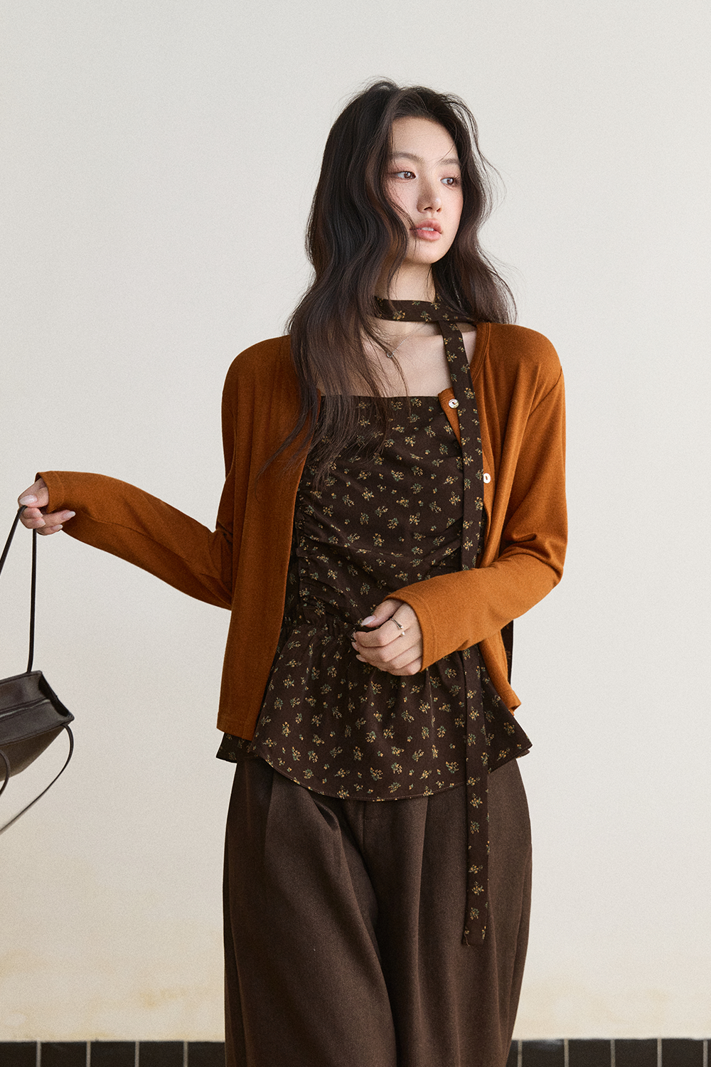 Knit Shirt+Camisole for Women MISHOW