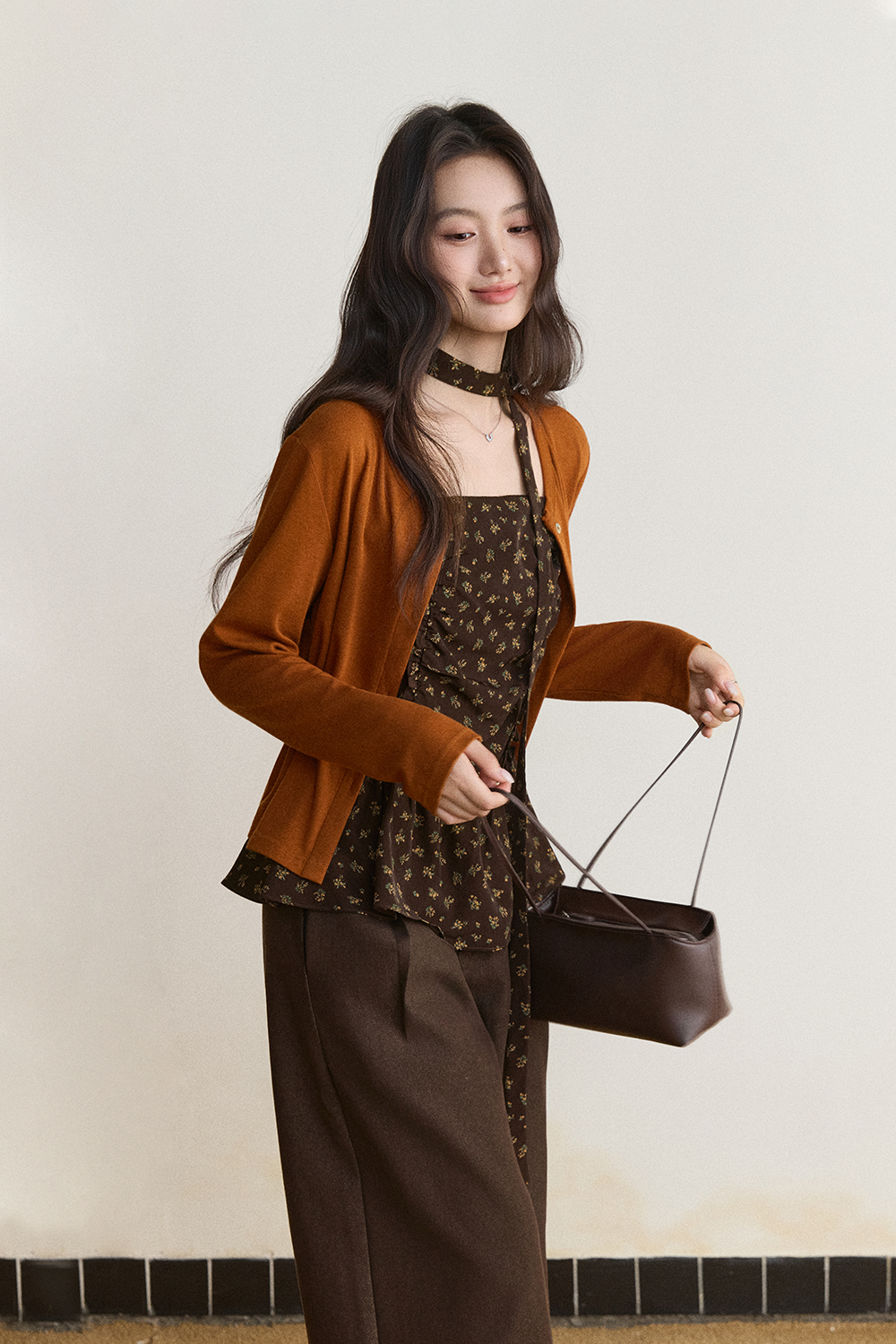 Knit Shirt+Camisole for Women MISHOW