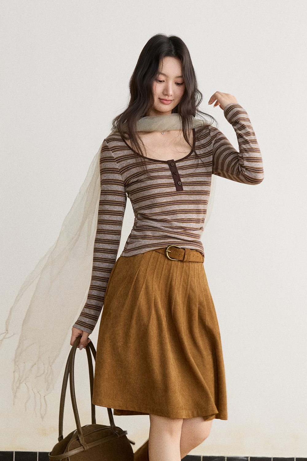 Long Sleeve T-shirt for Women MISHOW